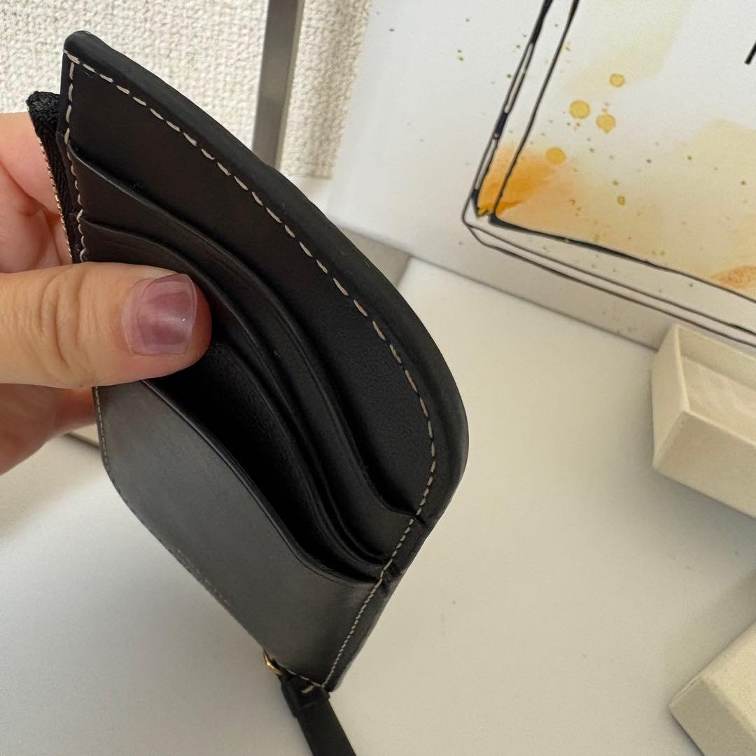 ☆極美品☆POLÈNE フラグメントケースAtla トリオトープ　カードケース黒