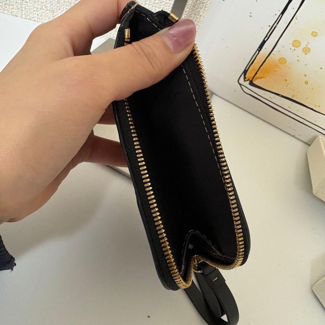 ☆極美品☆POLÈNE フラグメントケースAtla トリオトープ　カードケース黒