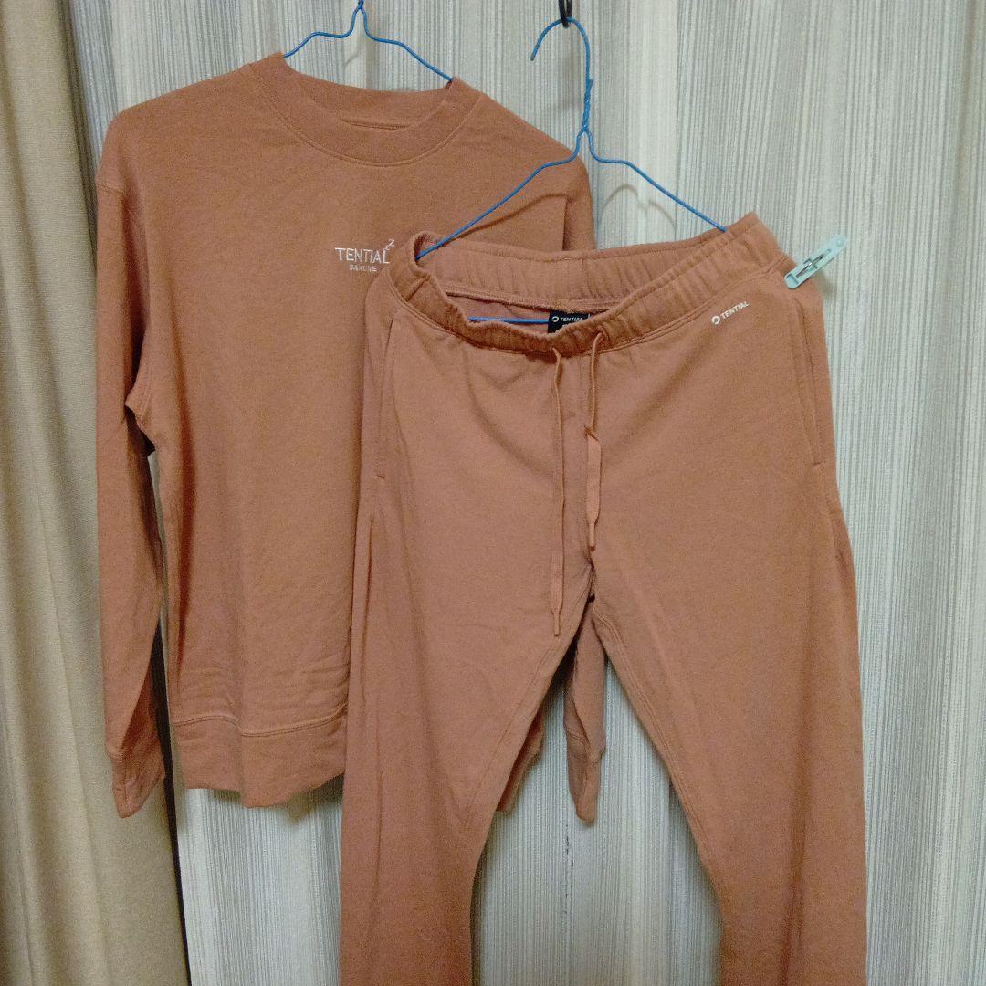 TENTAL　コーラル ピンク 長袖リカバリーウェアセット