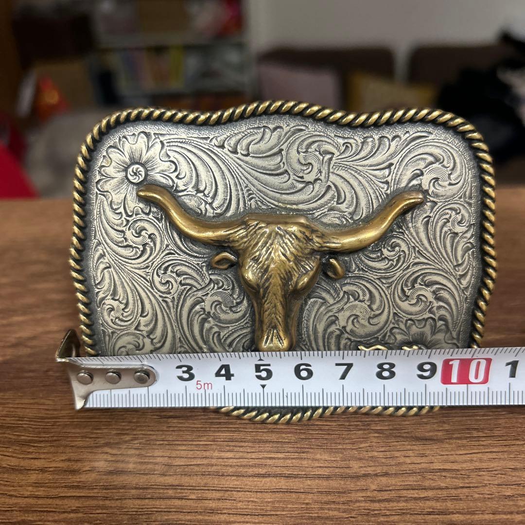 希少Ralph Lauren 本革ベルト 牛の頭バックル