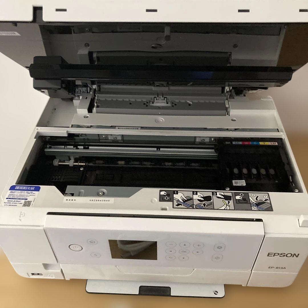 順*様 【故障品】エプソン　プリンタ　EP-813A ホワイト