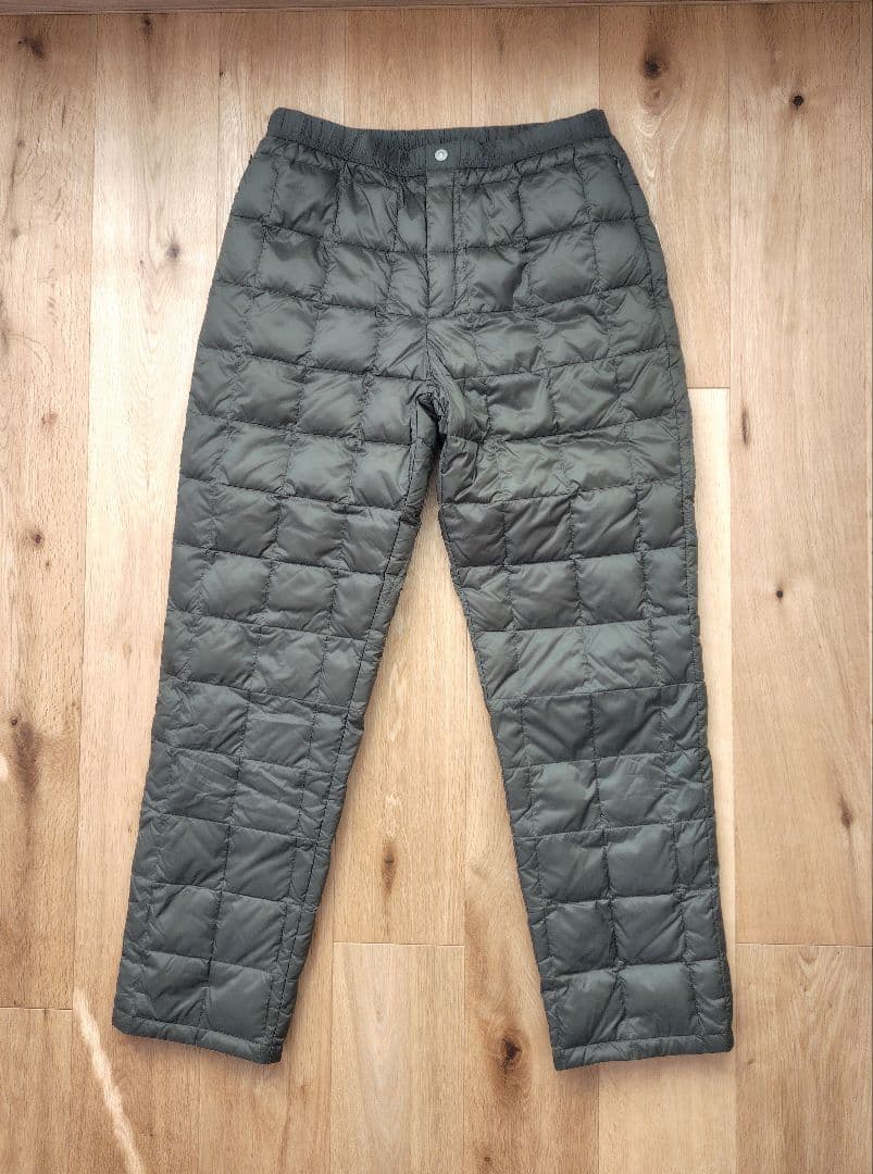 TAION ダウンパンツ カーキXL