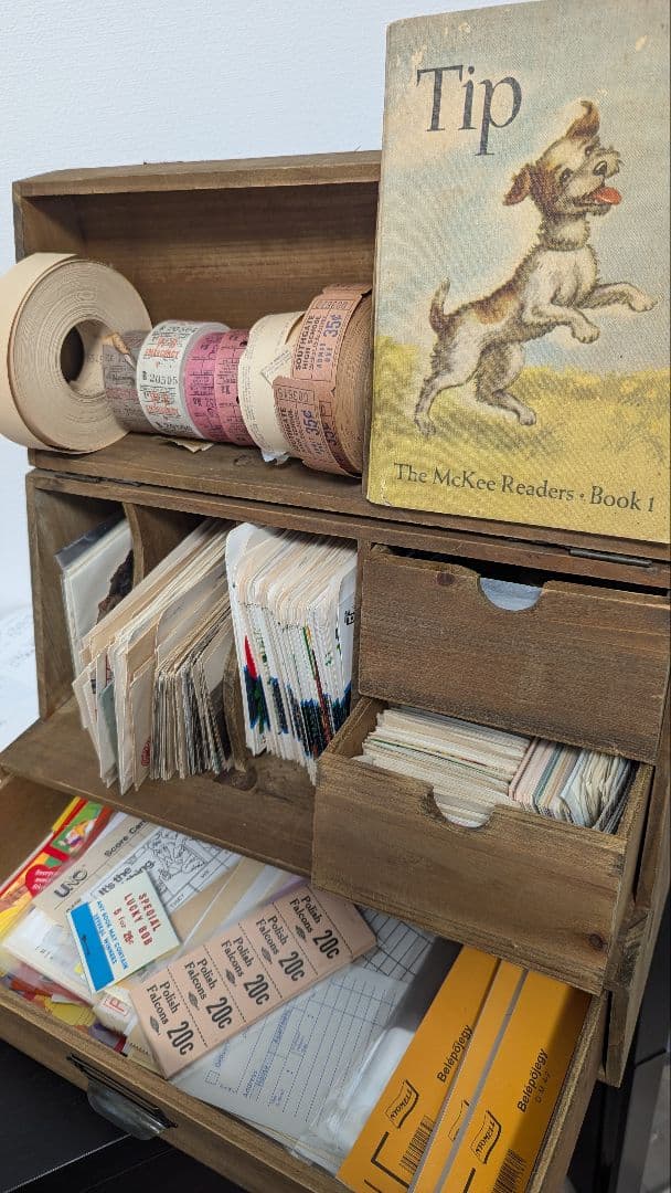 棚付き 海外紙もの ヴィンテージセット アンティーク まとめ売り