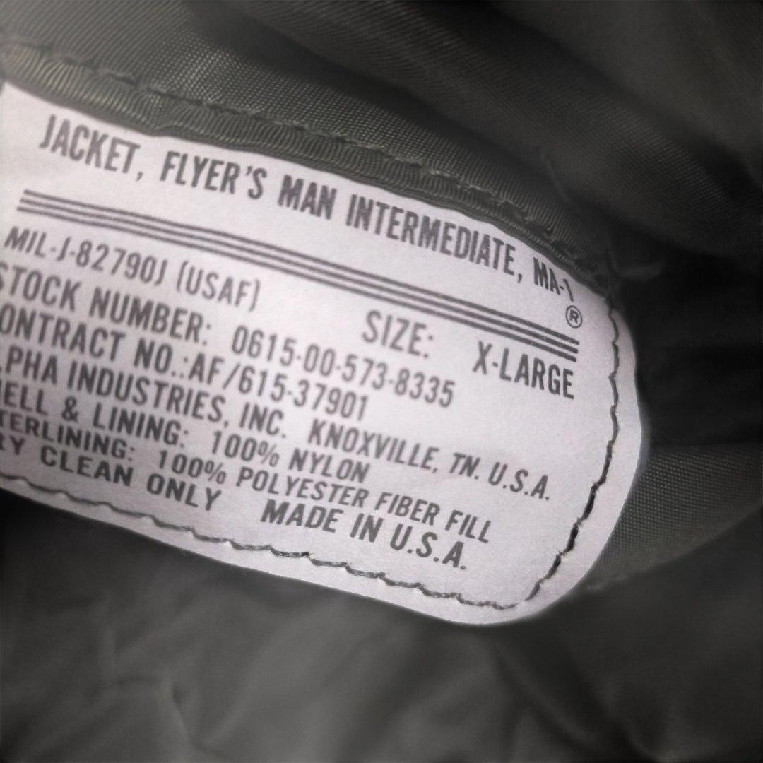 DEVILOCK × Stormy ×ALPHAコラボ MA-1サイズＸＬ