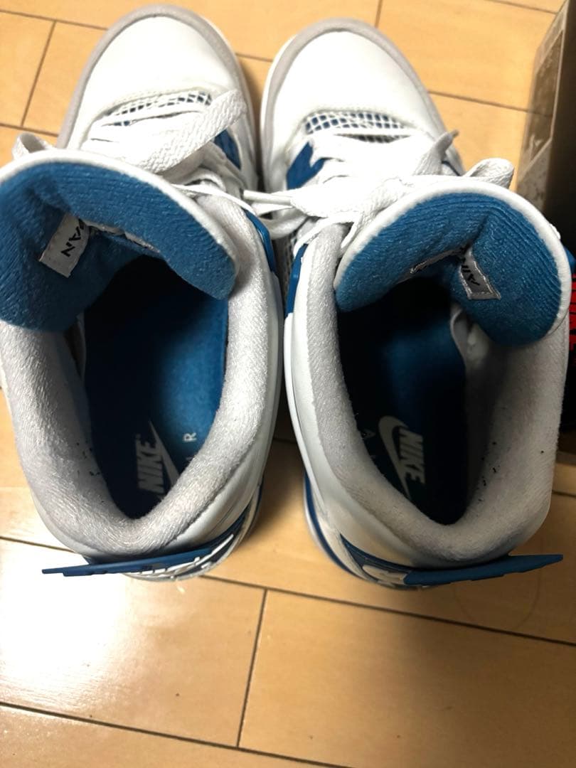 靴 Nike Air Jordan 4 Retro Industrial Blue