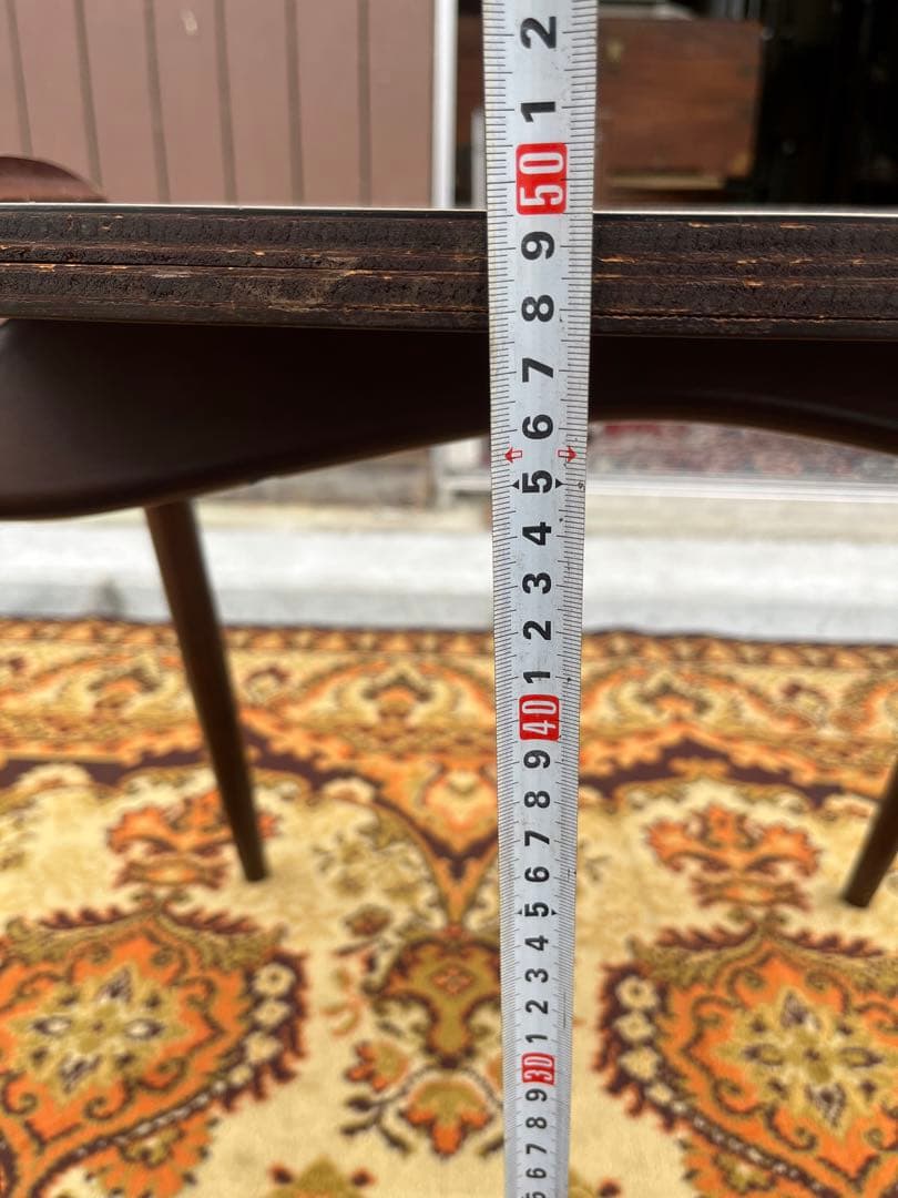 希少 HSK 飛騨産業 キツツキ アイガー サイドテーブル 昭和レトロ 当時物