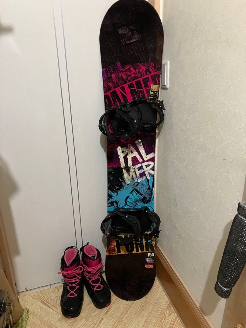 3点セット可能！初中級者向け！PALMER 154cm 新品バイン