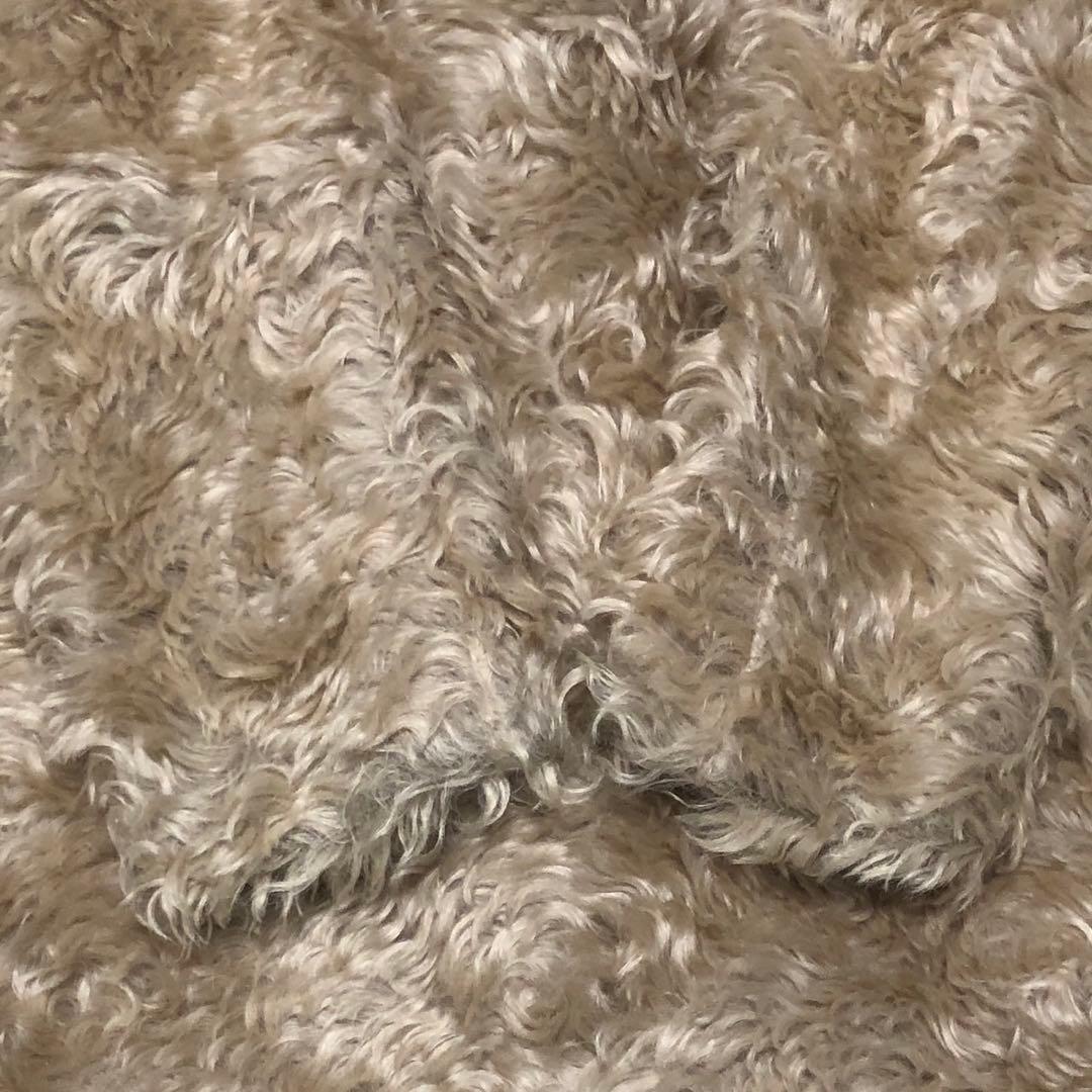 ［美品］2012 プラダ　モヘア　ファーコート　エコ　ロングコート もこもこ