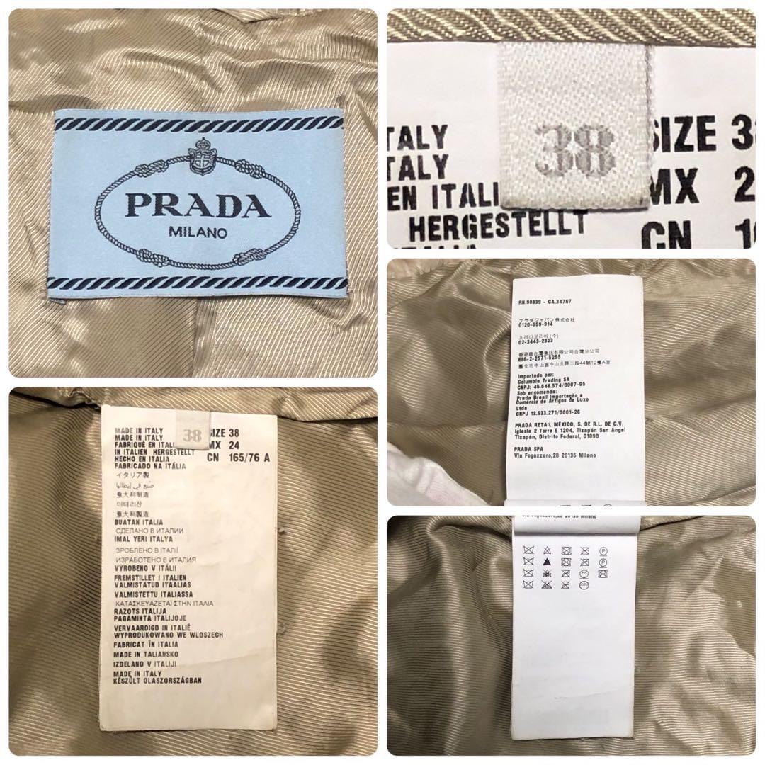 ［美品］2012 プラダ　モヘア　ファーコート　エコ　ロングコート もこもこ