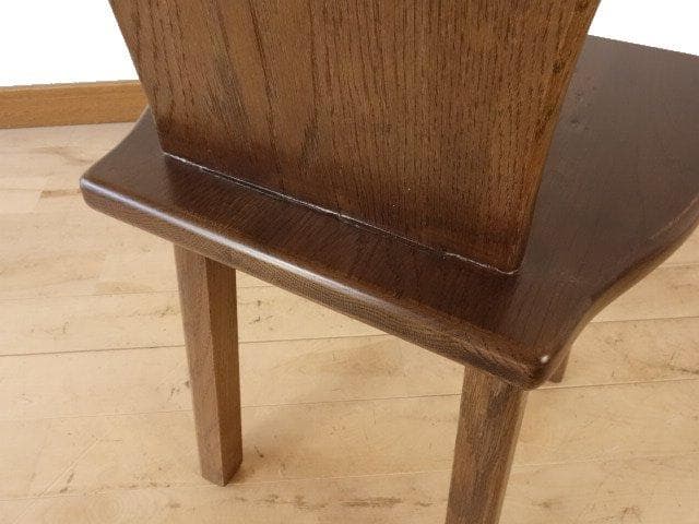 ふくろう １－ＣH　椅子　チェアー　花台　ナラ材　勇峰工芸（新）