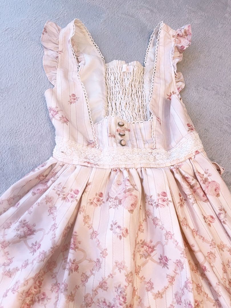 LIZLISA ジャンパースカート　ピンク