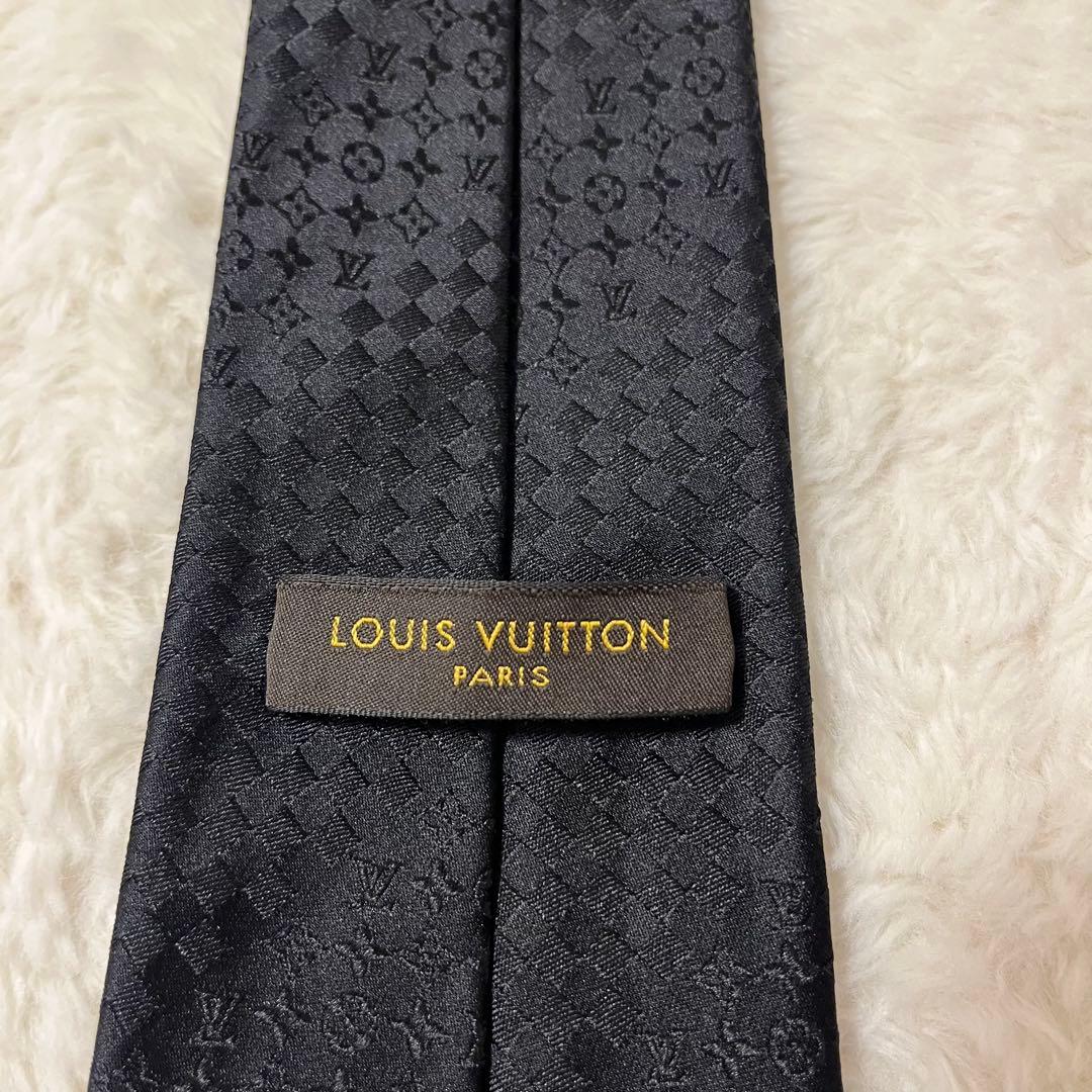 大人気！ルイヴィトン クラヴァットミックス モノグラム ネクタイ 光沢