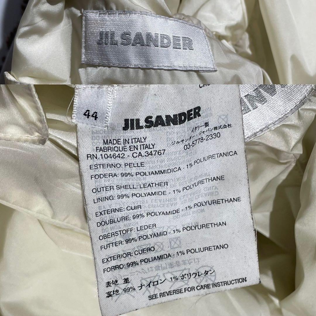 美品✨JIL SANDER ダブル レザートレンチコート ベルト ピンクの猫様