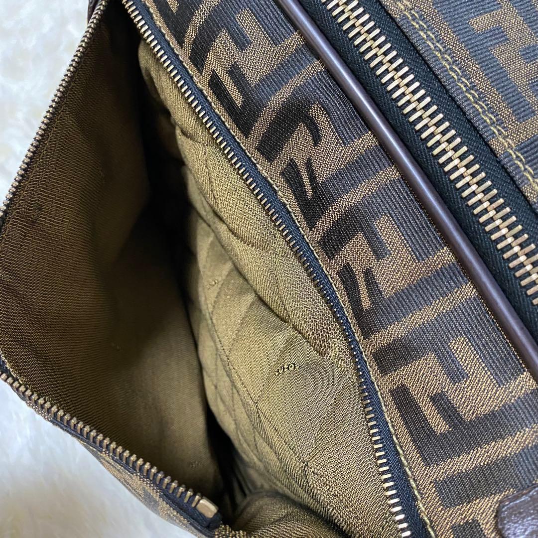 希少✨FENDI ズッカ柄 二輪キャリーバッグ 機内持ち込み スーツケース
