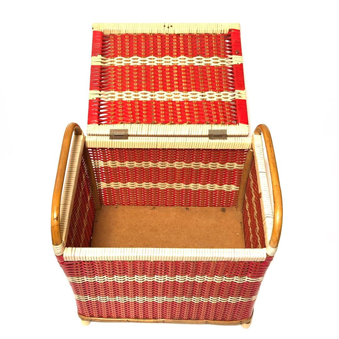 ■レトロ・多用途■ソーイングボックス・収納ボックス・衣装ボックス・ヴィンテージ