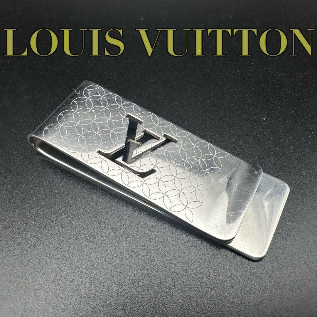 極美品✨　ルイヴィトン　マネークリップ　M65041　ロゴ　刻印　1502
