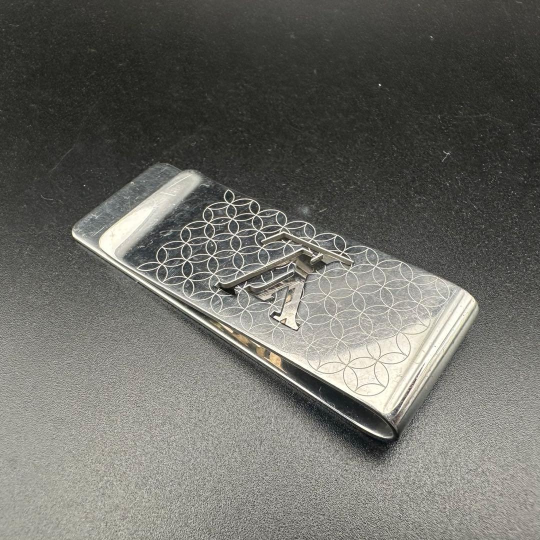 極美品✨　ルイヴィトン　マネークリップ　M65041　ロゴ　刻印　1502