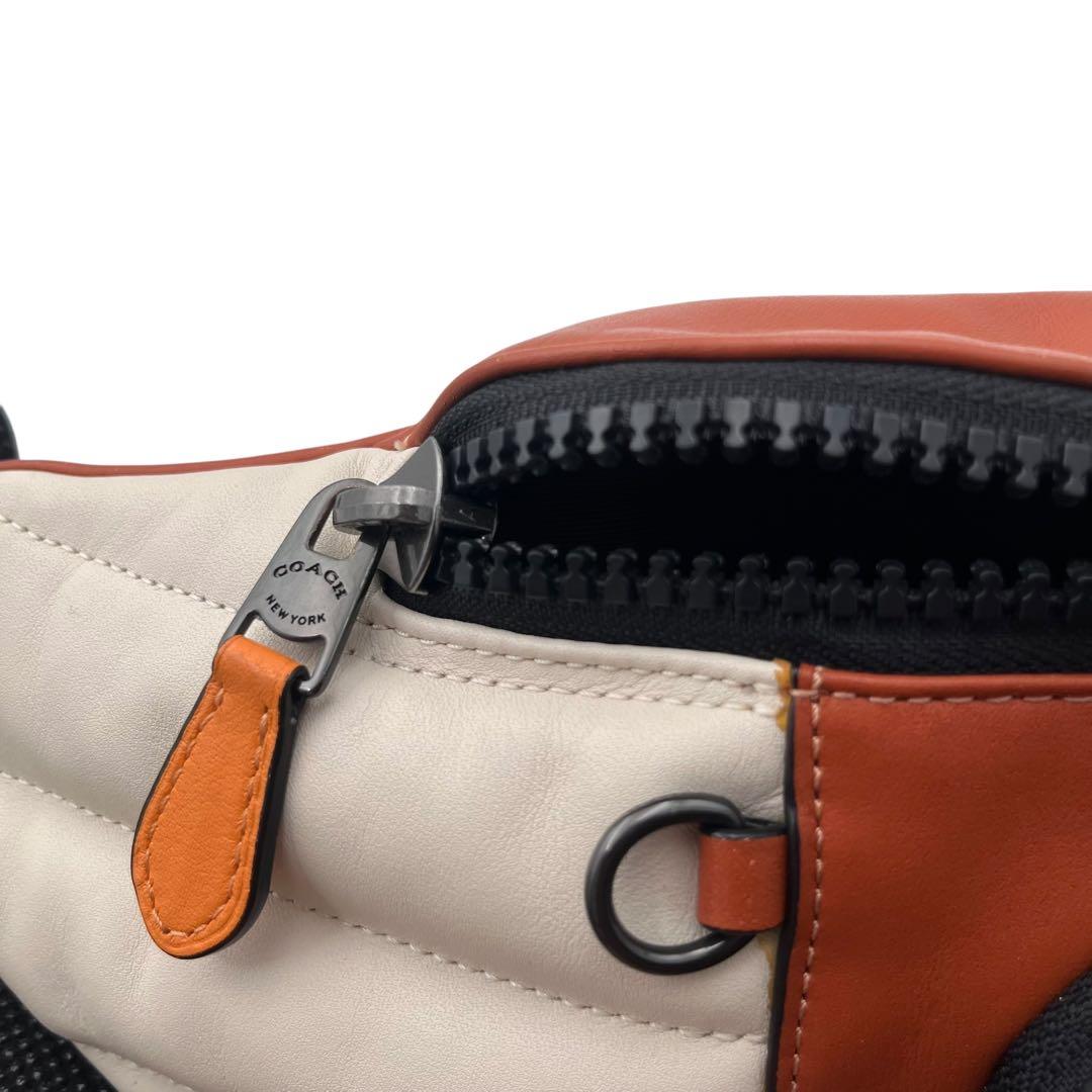 【美品】 COACH コーチ ボディバッグトラックウエストバッグ アメカジ