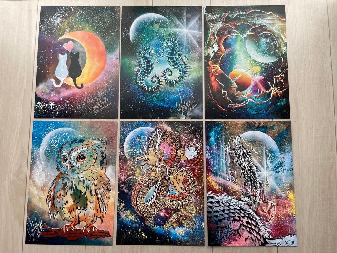 【スプレーアート エデン】複製画 12枚