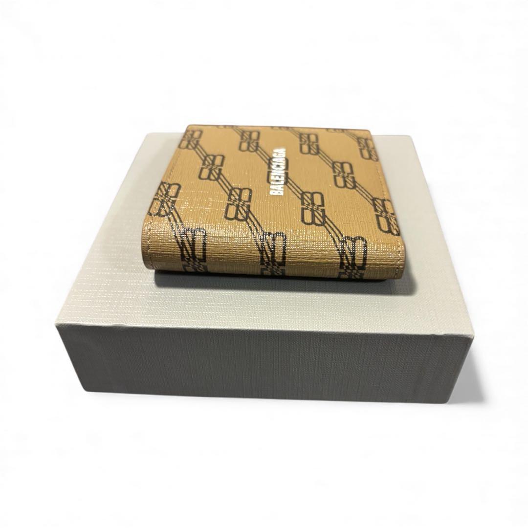 BALENCIAGA 二つ折り財布 ブラウン