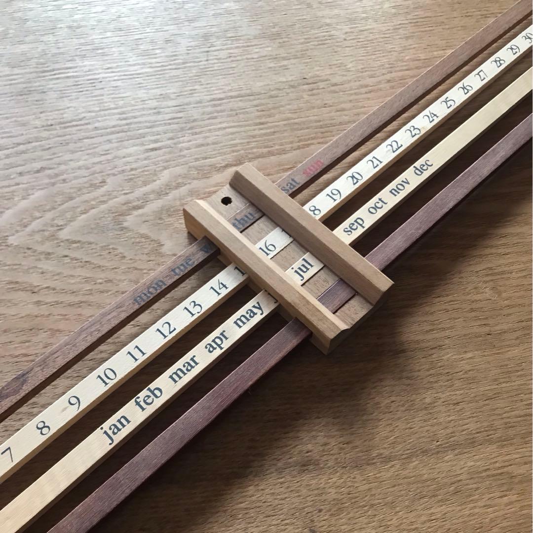 DANESE ダネーゼ 木製万年カレンダー Calendario Bilanci