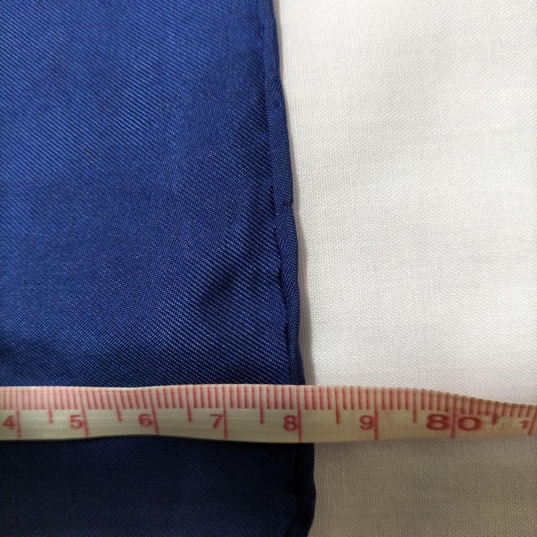 Christian Dior シルクスカーフ ネイビー/ホワイト