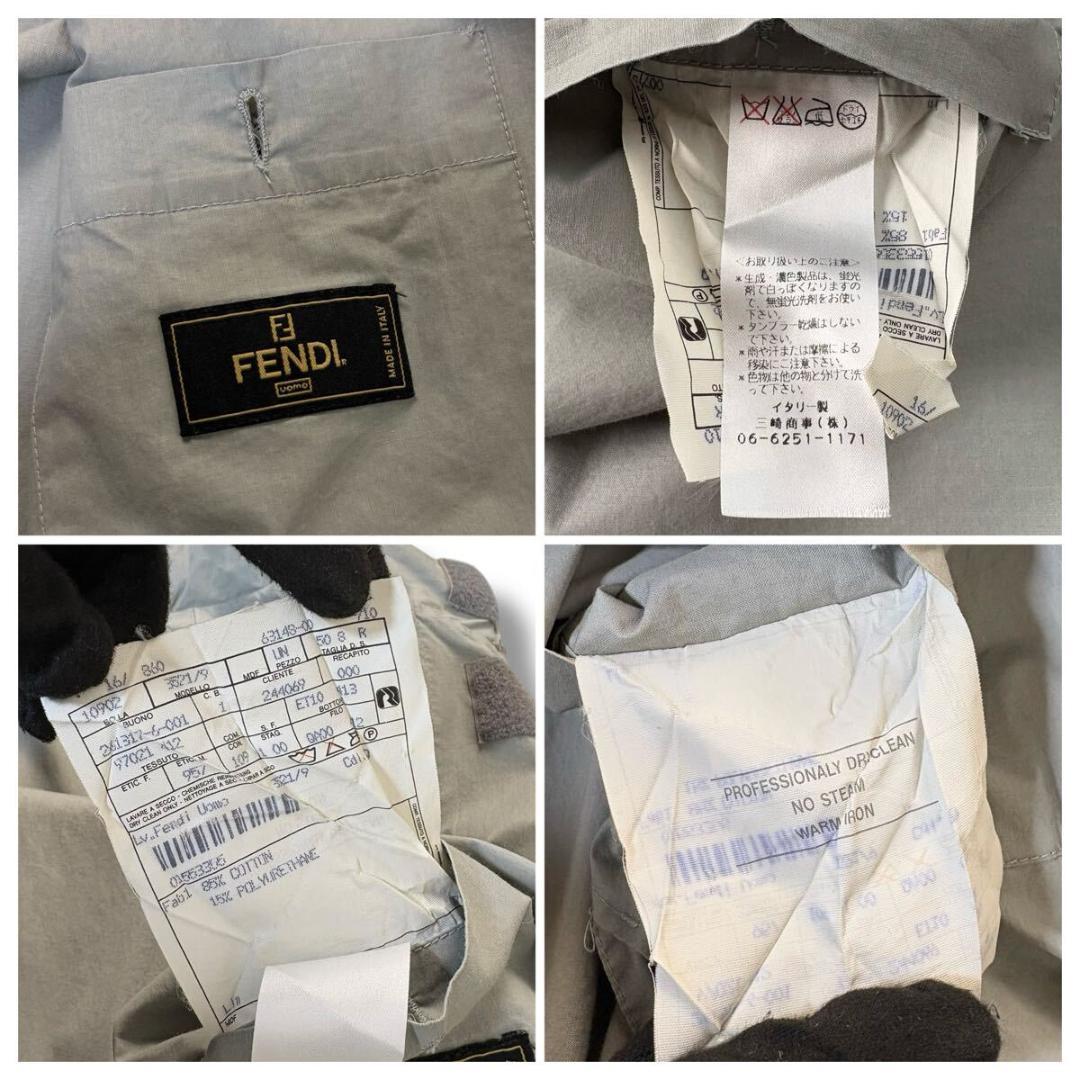 【美品】FENDI コットン コート ヴィンテージ 50イタリア製