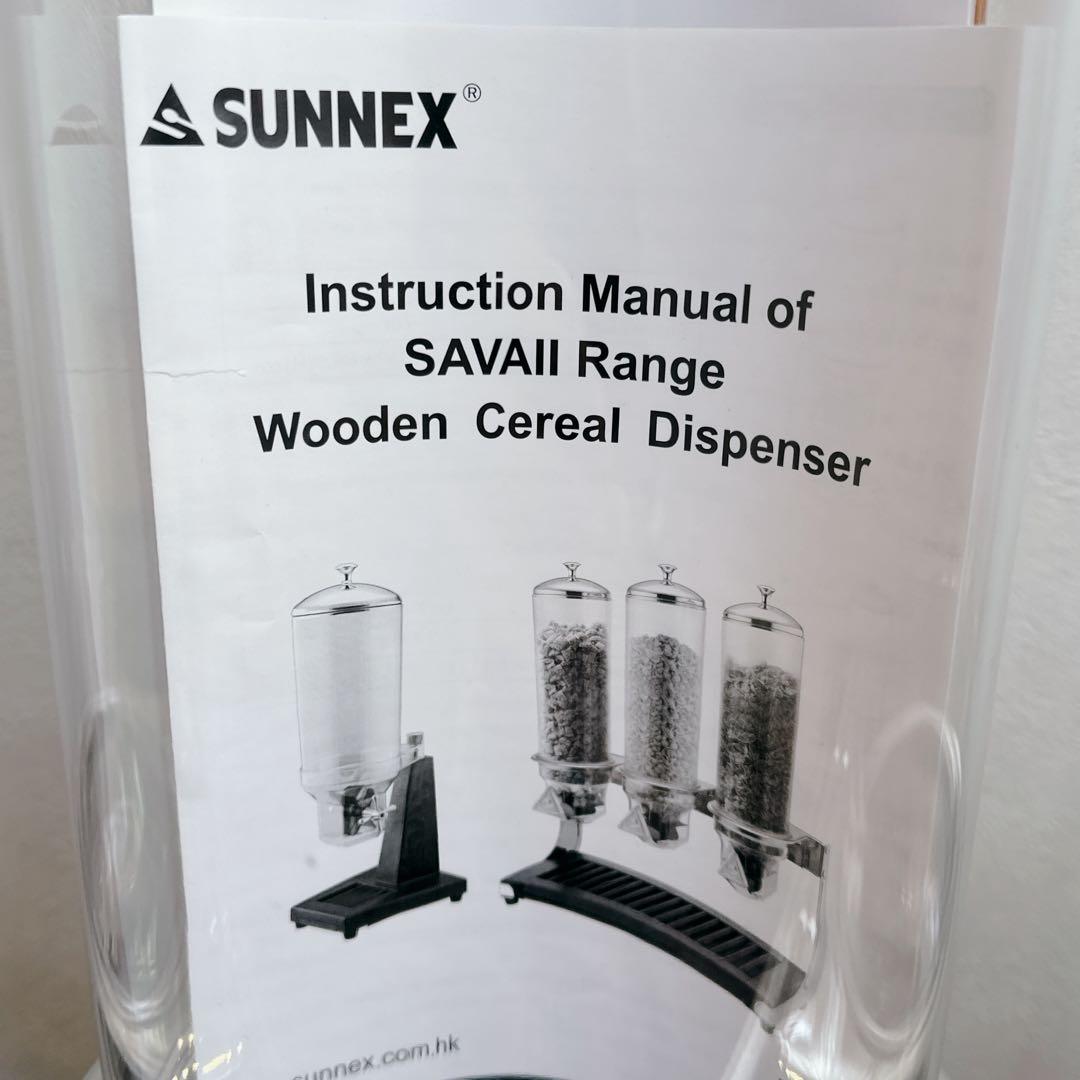 未使用品 SUNNEX シリアルディスペンサー Kellogg's 3容器