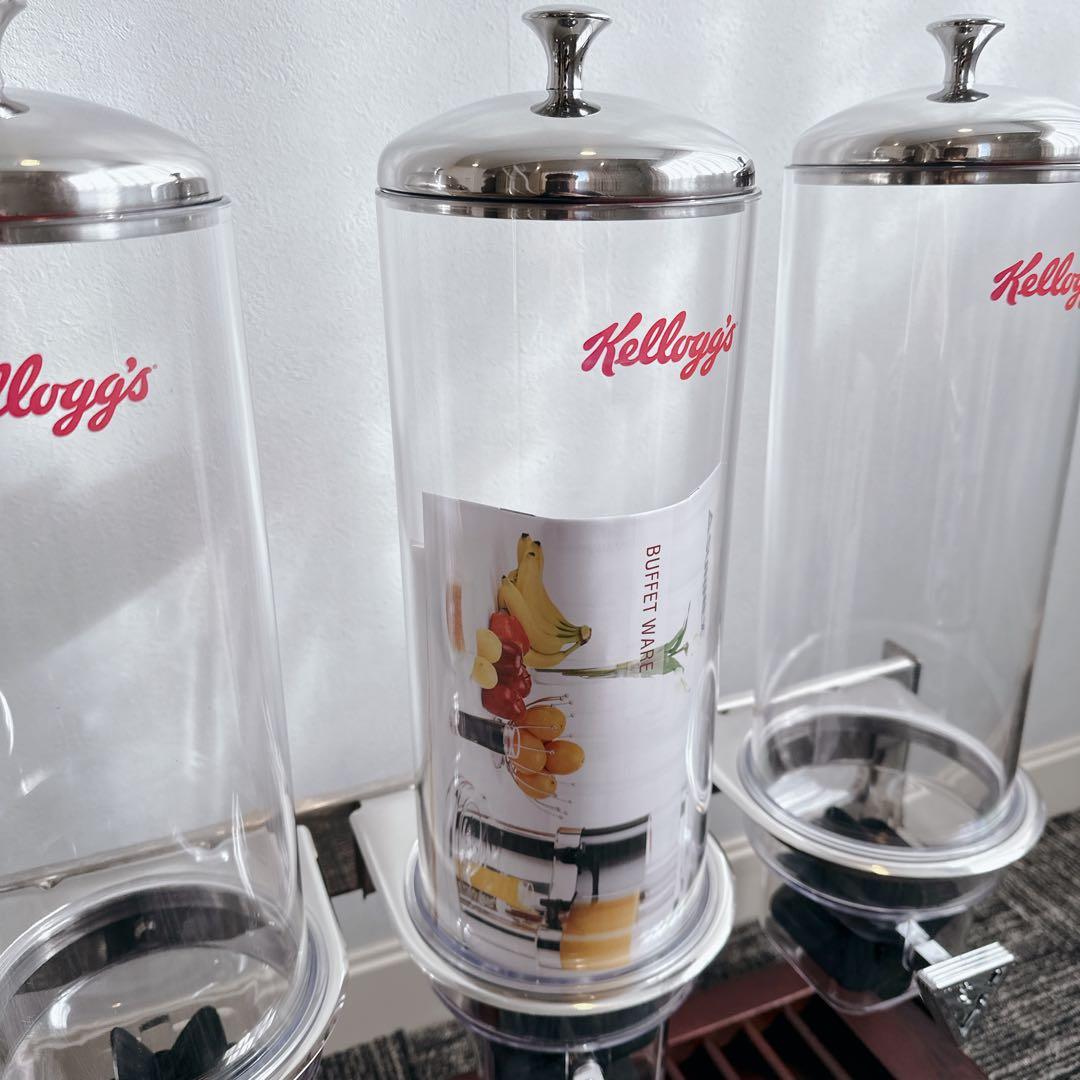 未使用品 SUNNEX シリアルディスペンサー Kellogg's 3容器