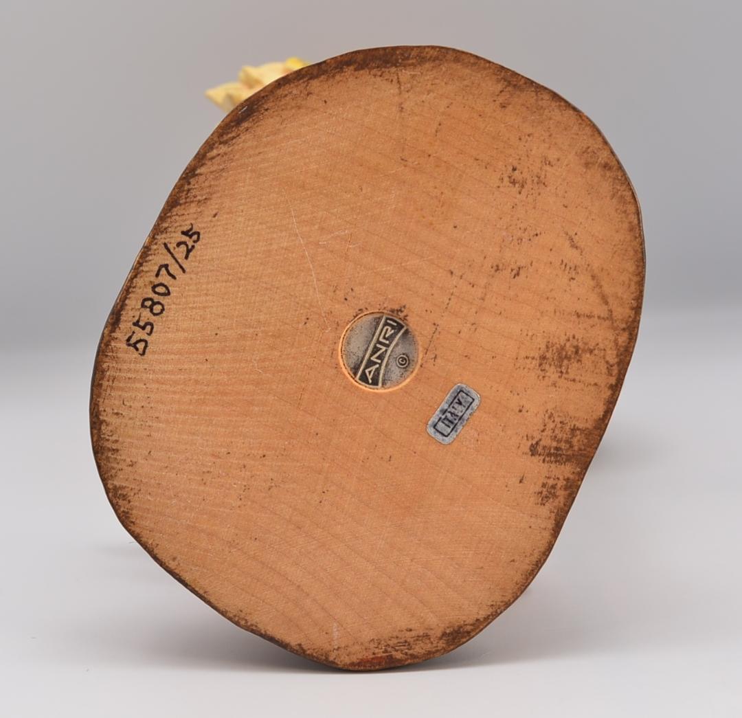 黄金の花　アンリ　ANRI　サラケイ　木彫り人形　イタリア　高さ27ｃｍ　レア