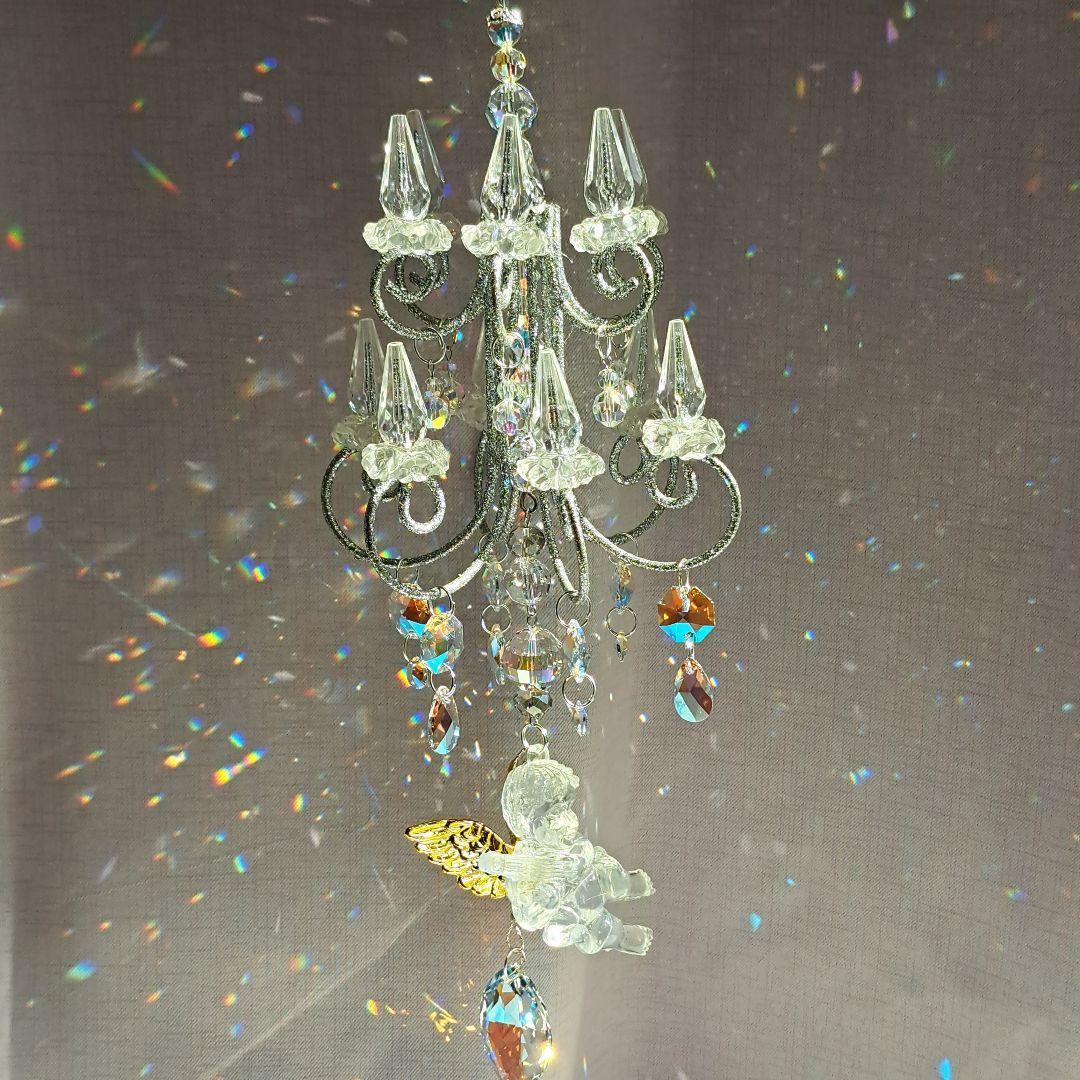 サンキャッチャー シャンデリア エンジェル