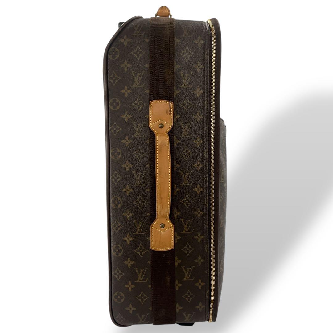 ルイヴィトン　キャリーケース　ペガス55 モノグラム　ブラウン　PVCレザー