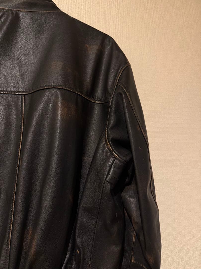 CCU / MORGAN BOMBER JACKET レザージャケット