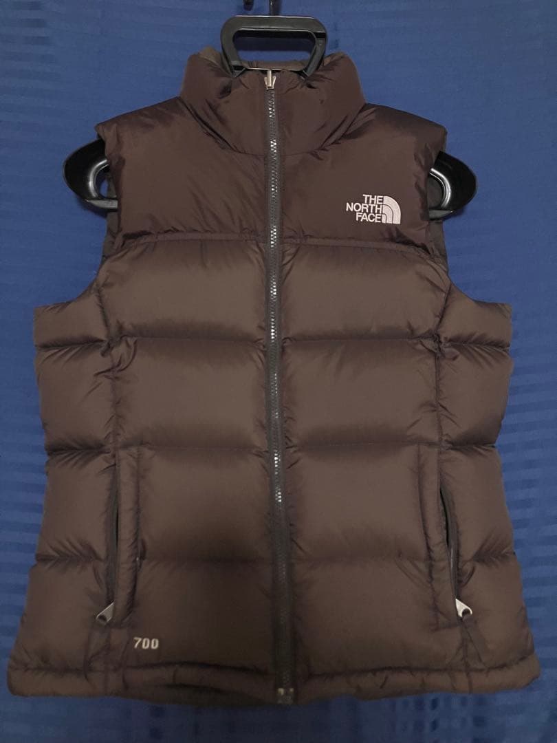 THE NORTH FACE ヌプシ 700 ブラウン ダウンベスト