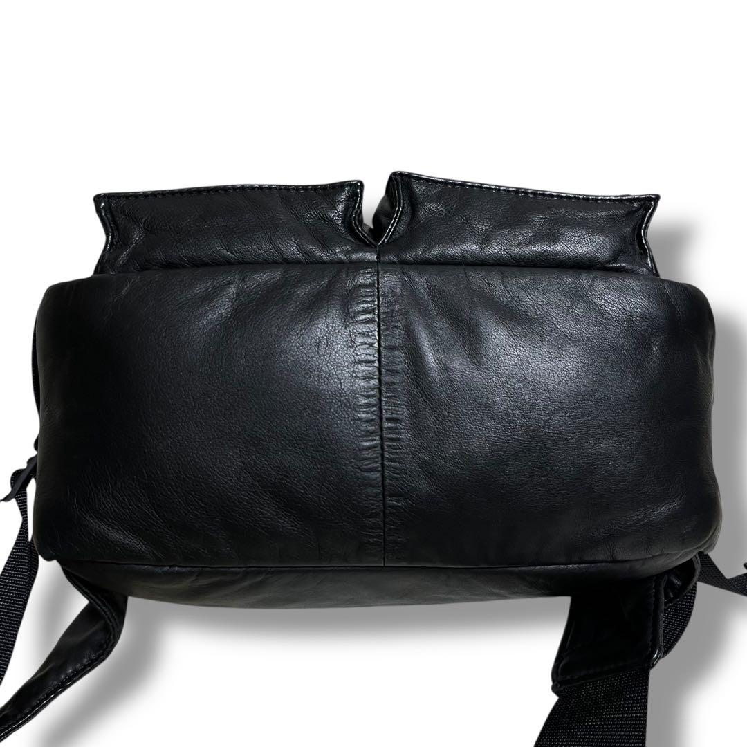 希少品　PORTER　ポーター　吉田カバン　ブラック　本革　タンカー　レザー