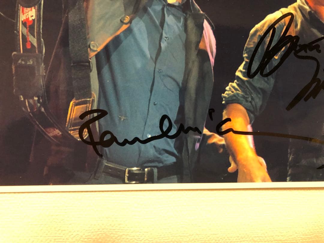 【超貴重】直筆サイン　ポール&ブルーススプリングスティーン