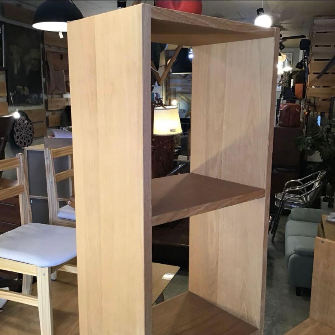 無印良品 スタッキングシェルフ オーク材 本棚