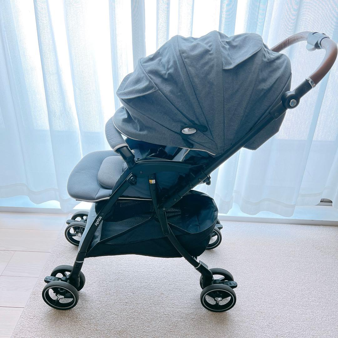 【値下げしました】Apricaラクーナビッテクッション レインカバー・フロントガ