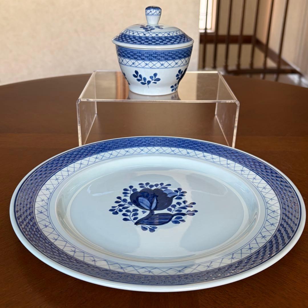 【ビンテージ】ロイヤルコペンハーゲン★トランクエバー★プレートとシュガーポット