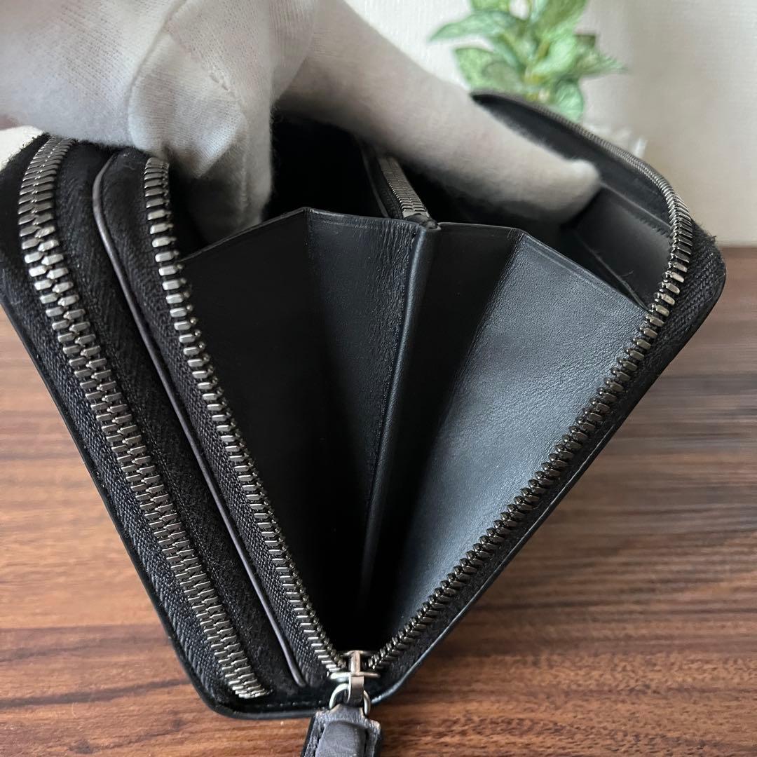 【美品！！】ベルルッティ オーガナイザー タリ 長財布 カリグラフィー グレー