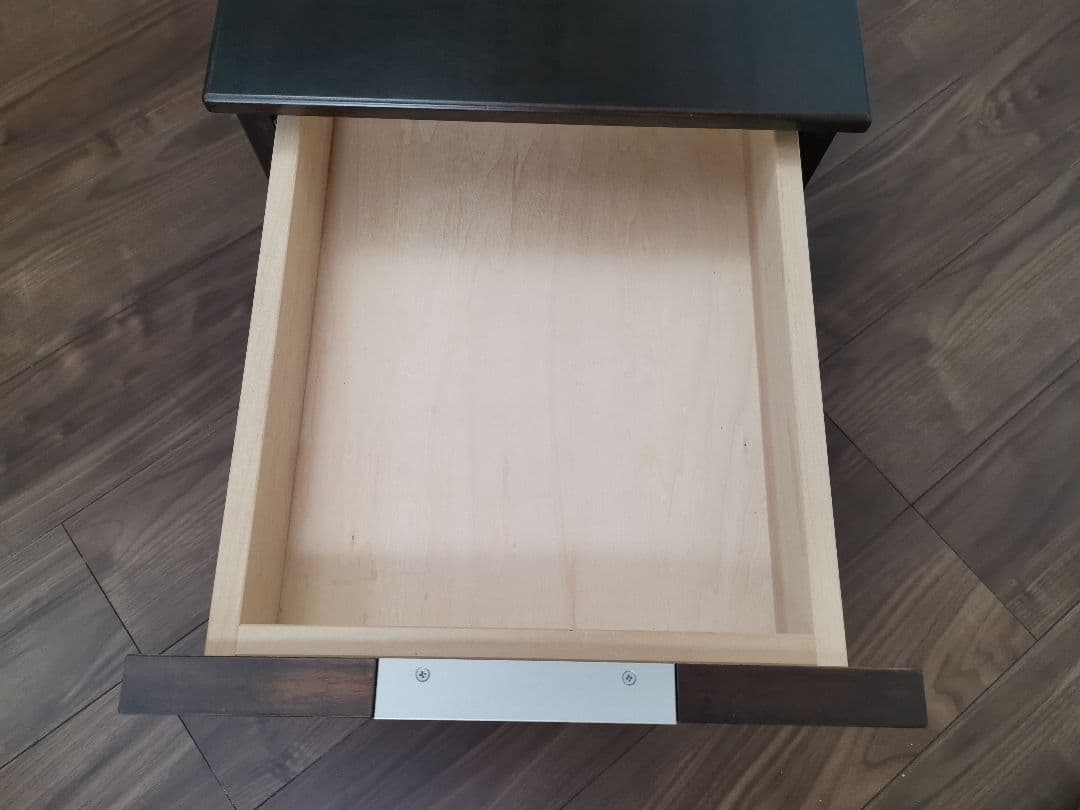 karimoku ダークブラウン サイドテーブル　ベッドテーブル　ナイトテーブル