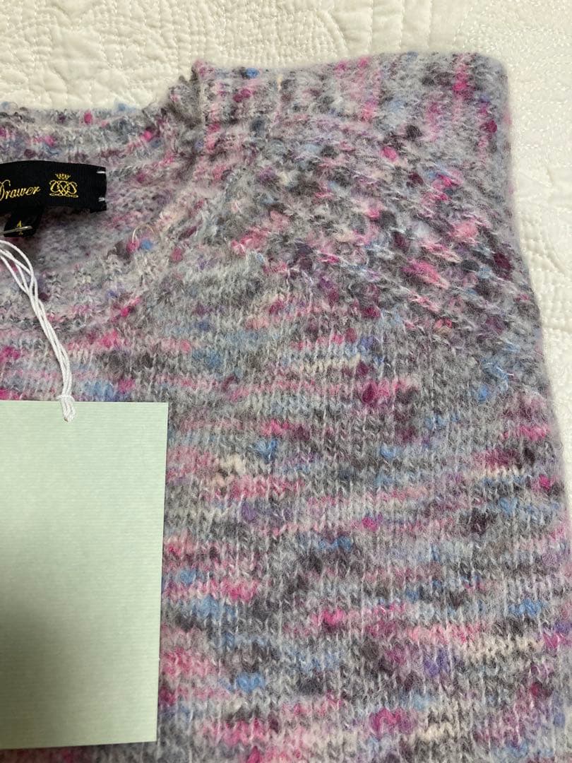 DRAWER WINTER1 5Gノットヤーンクルーネックニット