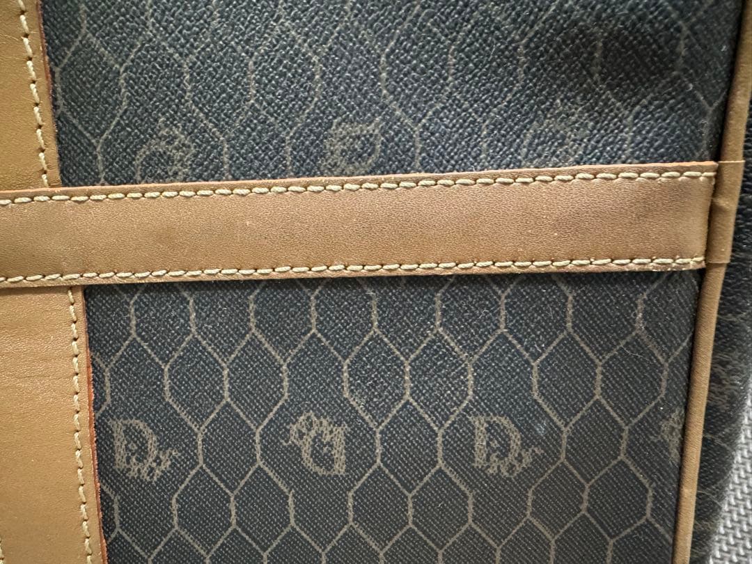 【美品】Christian Dior ボストンバッグ ブラウン