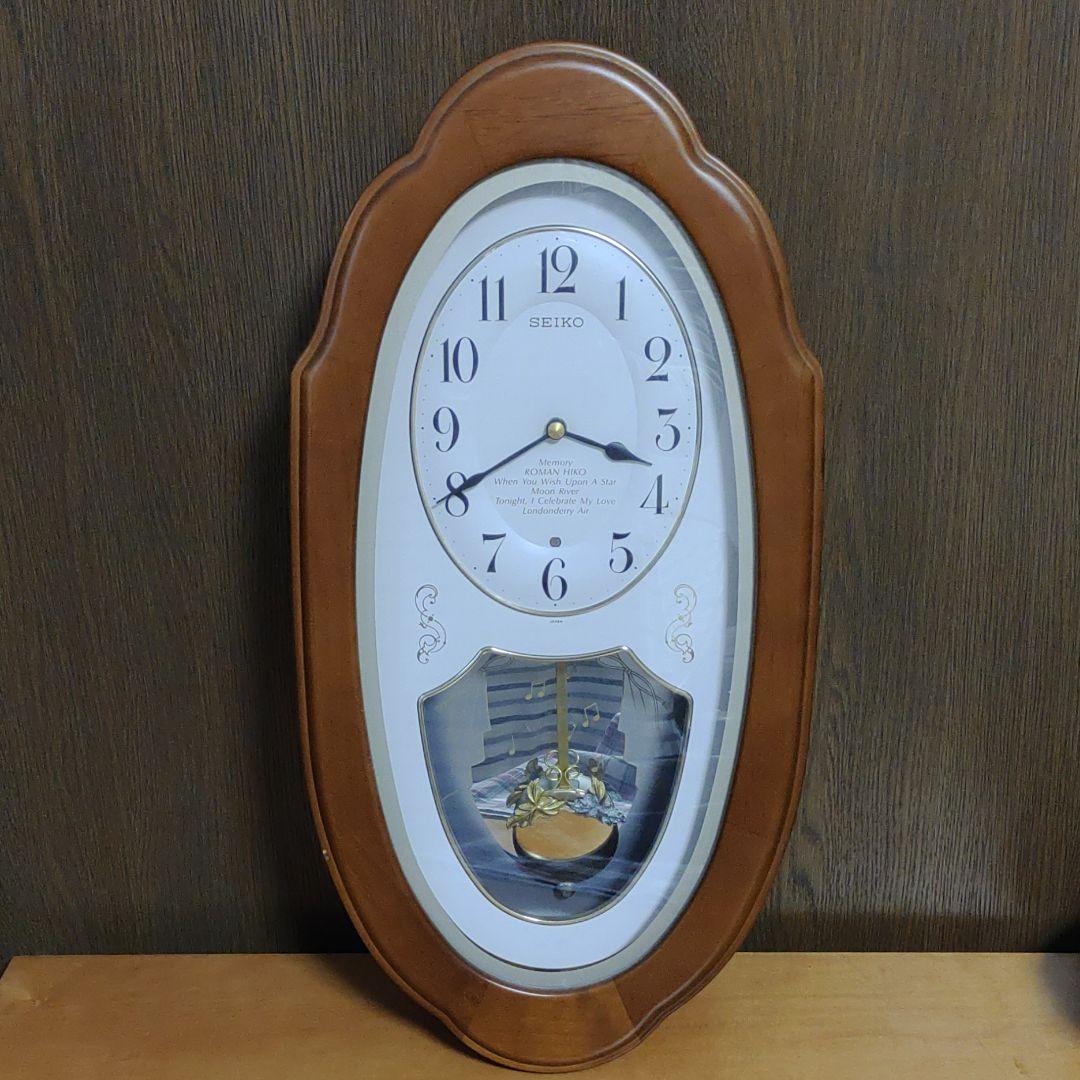 掛け時計　オルゴール掛け時計