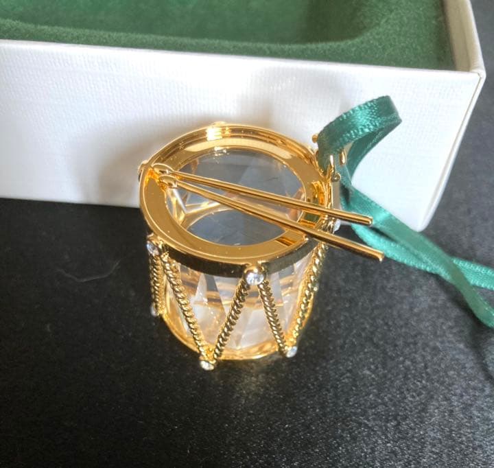 希少❗️美品❗️SWAROWSKI オーナメント　ドラム