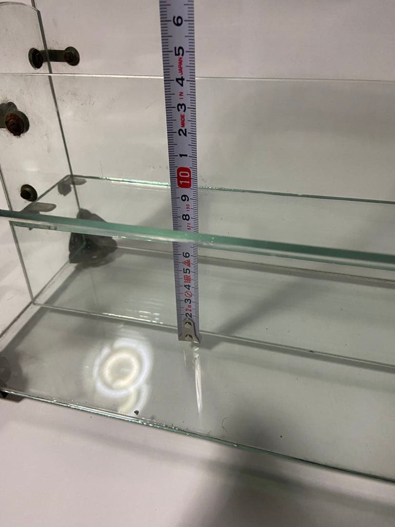 昭和レトロ ガラスの店舗用什器 文房具屋さん 飾り棚 硝子 ディスプレイケース