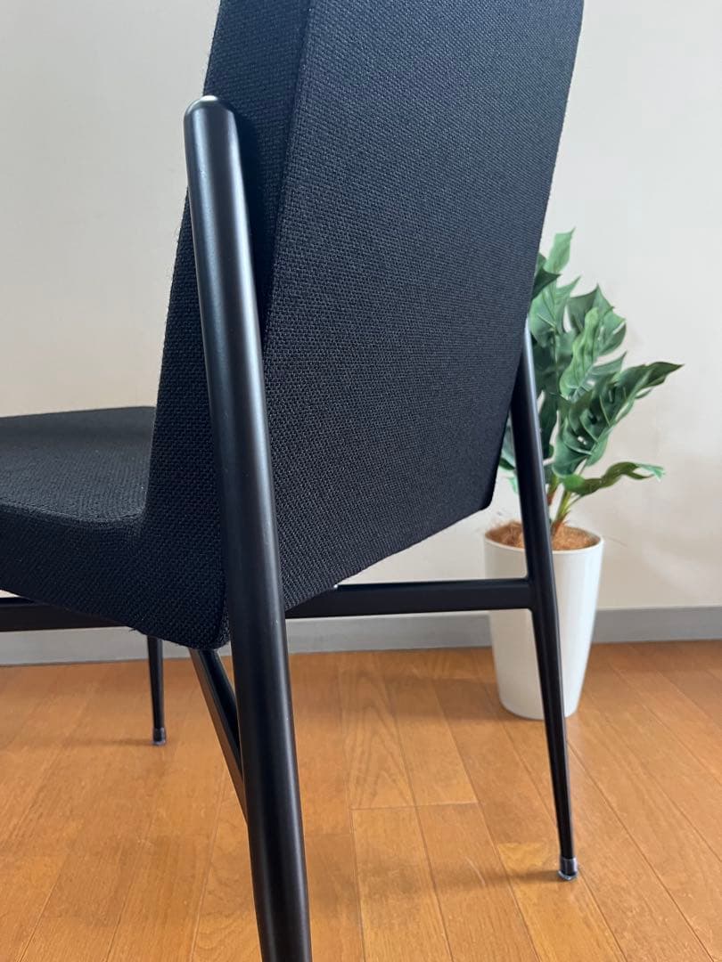 sogokagu 相合家具　クーペST チェア　3脚セット　モダン　カフェ　黒