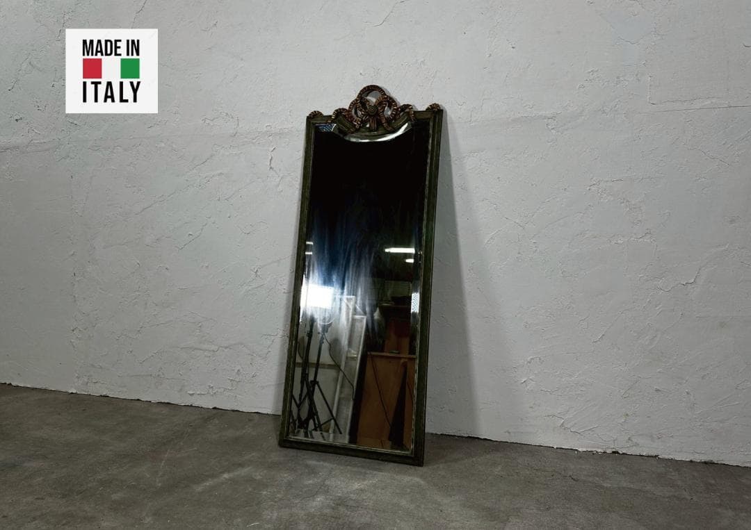 『イタリア製』壁掛けミラー ミラー 鏡 姿見 ヴィンテージ RWmis16