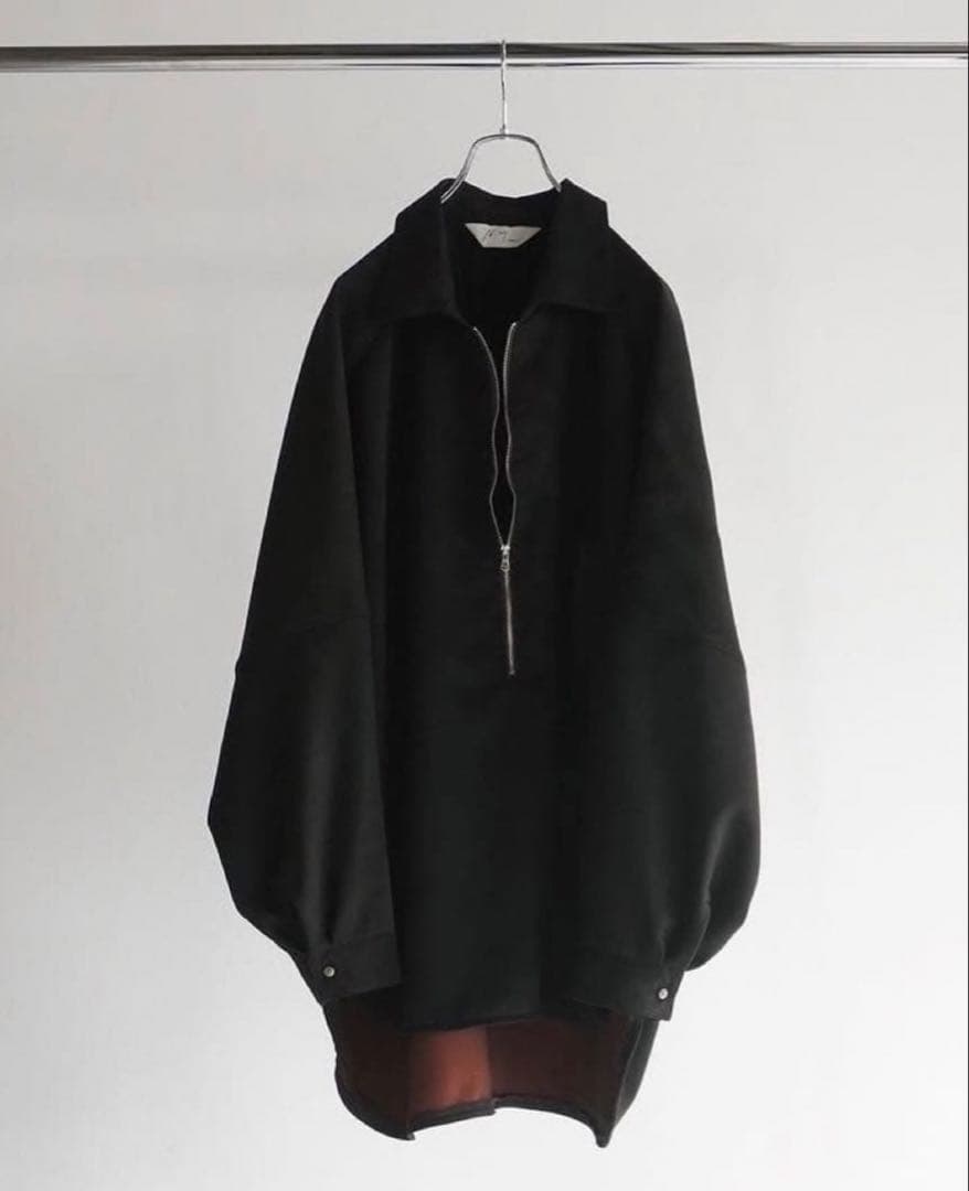 トップス VEGAN LEATHER SKIPPER LONG LS ZIP SHIRT