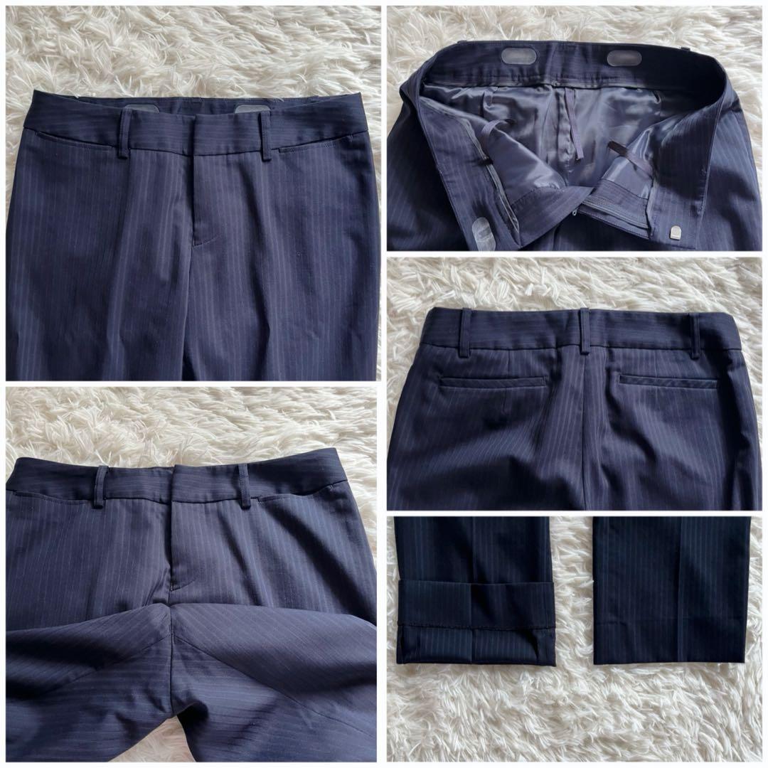 【2点まとめ】オリヒカ　パンツスーツ　グレー+レミュー　セットアップ　ネイビー